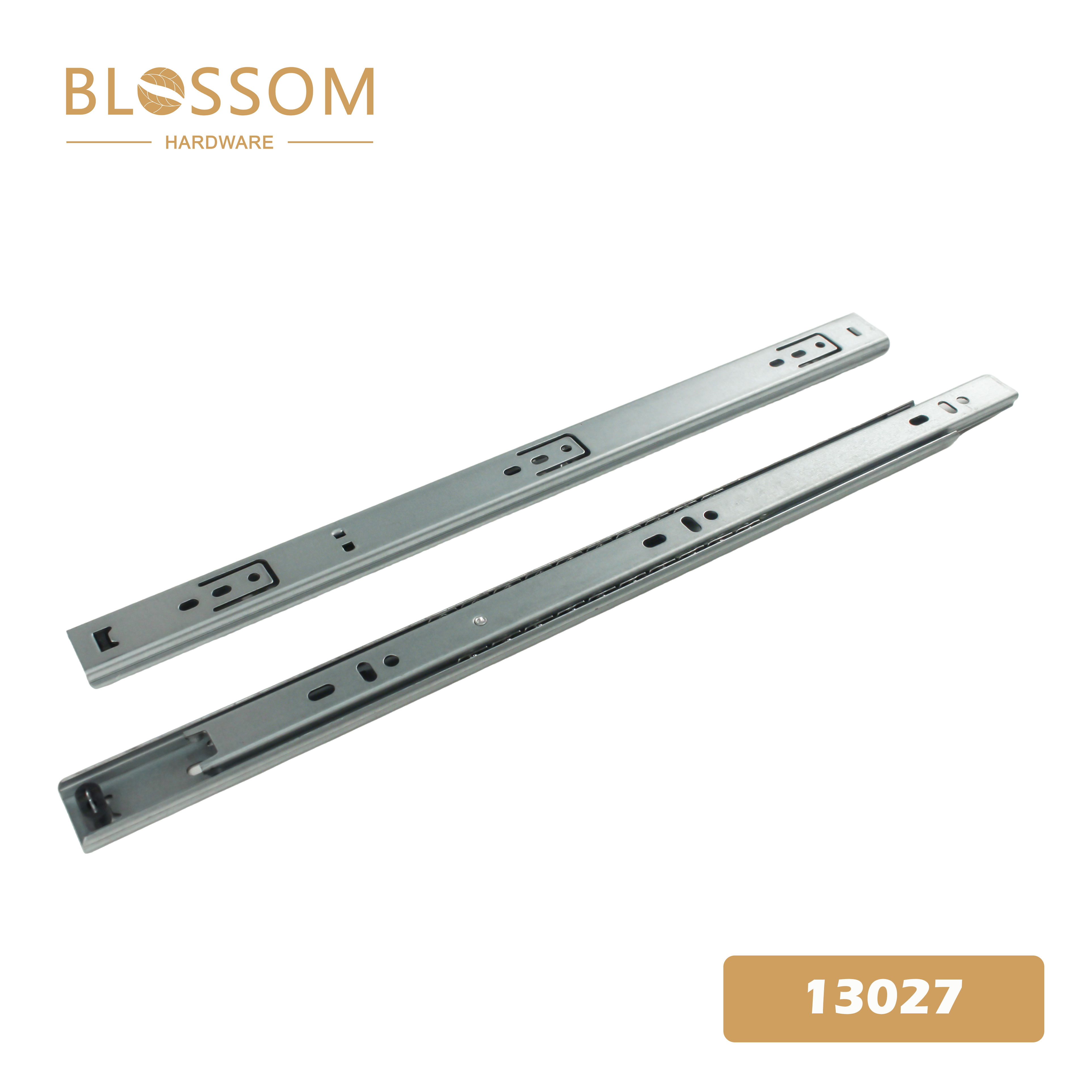 27mm Galvanized Steel Ball Bearing Drawer Slides, 10-18 Inch Mini Metal Rail Runners for Cabinet and Furniture Hardware